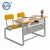 Import Cheap school desk and chair college school furniture set student study table chair wholesale from China