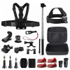 Cheap sport camera accessory Kit Go pro Accessories set for go pro hero7/6/5 Black