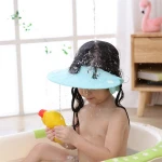 Children Bathing Protect Eyes Ears Customized Waterproof Silicone Baby Shower Cap