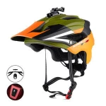 China bicycle helmet factory New color design mountain bike helmet  other sports safety with LED taillight camera for riding