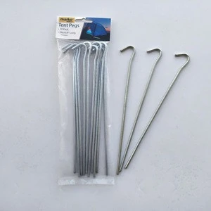 China customized China factory high quality metal peg tent stake nail wrought iron garden stake
