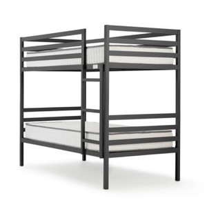 China factory modern high quality double metal frame hostel bunk beds for kids