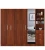 Import China Factory Sliding 3 door bedroom closet wood wardrobe for sale from China