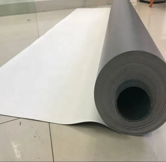 China Fast Delivery UV Resistance Reinforced PVC Sheet Roll Waterproofing Roofing Membrane