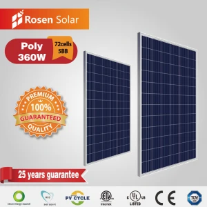 China Manufacturer 72cells Polycrystalline 360W Solar Panel