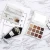 Import China manufacturer make up cosmetics no brand 12 color matte marble cardboard eyeshadow palette from China