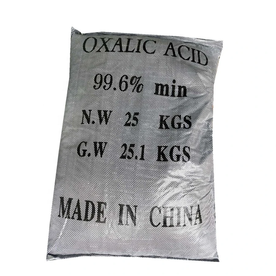China Organic Salt 99.6% min oxalic acid powder with good price and quality