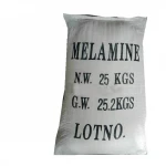 china raw material white powder 998 melamine price for tableware