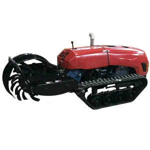 China remote control crawler cultivator lawn mower multifunctional agricultural machinery tractor