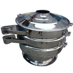 China supplier stainless steel round vibrating screen machine price