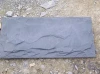 Chinese Factory Direct Sales Cheap Handmade Mushroom Edge 20*10*1cm Black Decorative Slate Stone Wall Covering