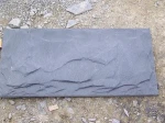 Chinese Factory Direct Sales Cheap Handmade Mushroom Edge 20*10*1cm Black Decorative Slate Stone Wall Covering