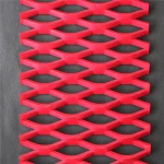 Chinese Red Color PVDF Painted  Decorative Aluminum Expanded Metal