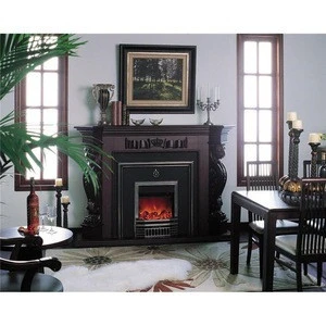 Chinese suppliers decor flame effect freestanding artificial electric fireplace