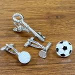 Classic Cufflinks Tie Clips Sets for Mens Shirt Accessories Fashion Cuff links Business Gift