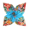 Classical women neckwear colorful shivering floral scarf