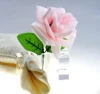 Clear acrylic flower napkin ring in different colors beads napkin ring qn17111501