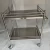 Import Clinic 201 Stainless Steel 2 Shelf Instrument Trolley for Hospital Use from USA