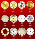 Clock dial face in Wall Clock Parts and Accessories manufacturer