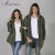Import clothing factories in china family clothing military style couple trench coat, Unisex long parka with hood for spring autumn from China