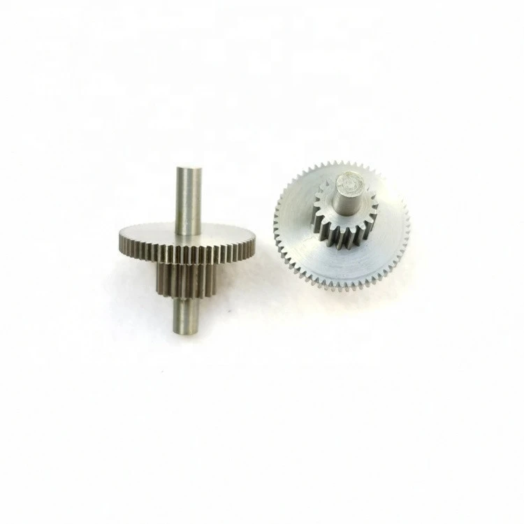 CNC machining customized precision stainless steel pinion drive shaft