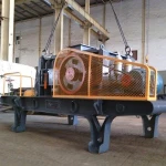 Cobble, Granite, Quartz Rock Stone Limestone stationary roller Crusher