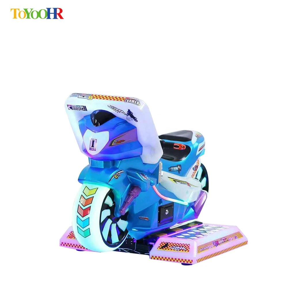 Coin operated amusement park game electric Speed  Motorcycle  Indoor playground car racing game machine