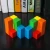 Import Color cube building blocks primary school mathematics teaching aids wooden 1-8cm cube small block primary color building blocks from China