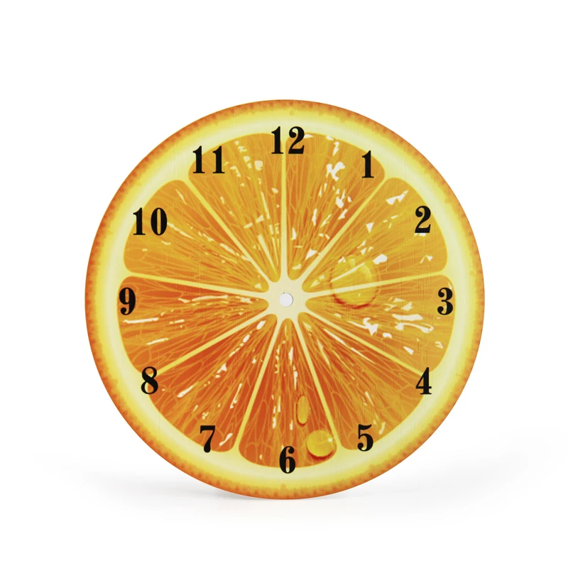 Color Printing Round Wooden Wall Clock