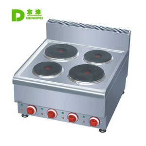 Commercial Counter Top Electric Hot Plate Cooking Stove/ Stainless Steel  4 Burner Hot Plate Electric Cooker