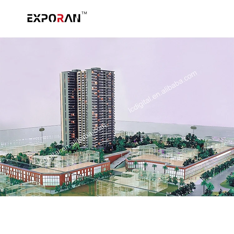 Commercial Shopping Mall Building Model Real Estate Investors Wanted  Suitable For Customized Building Model