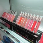Compartment Nail Polish Rack Holder  Clear Acrylic Cosmetic Display Stand
