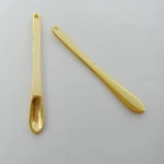 Cosmetic spatula gold cosmetic spatula