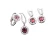 Import Costume Jewelry  Luxury Zircon Necklace Ring Earring Ring Necklace Women White Gold Plated Jewelry Sets from China