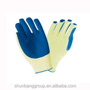 cotton gloves with rubber palm working gloves rubber hand gloves