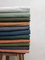 Cotton Yard Dye Fabric 58"Stocklot Solid Fabric in 100% Cotton 40s 60s Yarn Count Cotton Poplin for Multipurpose Use
