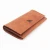 Import Crazy Horse Mens Vintage Genuine Leather Long Bifold Wallet Card Holder For Man from China