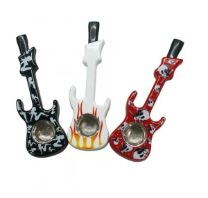 Creative Guitar Metal Smoke Pipe Tobacco Pipe