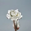 Creative Ornaments Metal Alloy Copper Metal Roses 3D Crafts