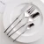 Import Creative slimming titanium mirror light 304 stainless steel tableware western steak knife and fork from China