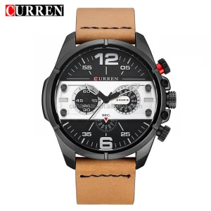 Curren Sport Watch Men Top Brand Luxury Quartz Watch Wrist Casual Waterproof Military Clock Men&#x27;s Watches Relogio Masculino 8259