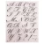 Import Cursive Lettering Standard Silicone Clear Stamps with  Transparent Plastic Acrylic Board Sheet Gift Sets from China