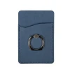 Custom Cell phone sticker card holder with metal ring Credit card holder for back of phone