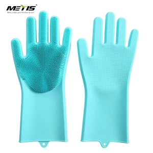 Custom Cleaning Reusable Comfortable and Durable Silicone Household gloves with high quality
