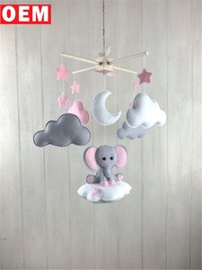 Custom design bright colors bold patterns unique felt mobiles accents childhood bedding Crib Nursery baby mobiles