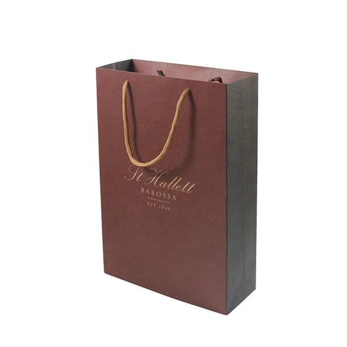 Custom Design Luxury Promotional Shopping Carry Packaging Gift Handle Bag Paper Bag A4 Size