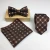 Import custom designed polyester woven pattern colorful floral tie and pocket squares set from China