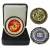 Import Custom Embossed Brass Silver Gold Metal Challenge Coin 3d Maker from China