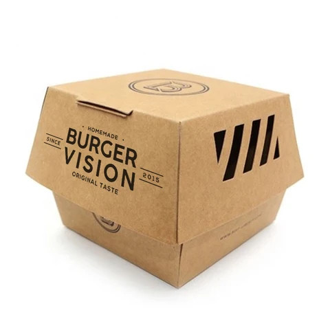 Buy Custom Fast Food Packaging Takeaway Food Burger Box Packaging Fried ...