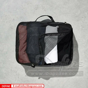 Custom High Quality 5 Set Compression Travel Packing Cubes Luggage